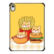 iPad 10.9-inch (10th gen) iPad Impact Case Shiba Inu French Fries Hamburger & Hot Dog