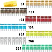 50/100pcs Micro2 Blade Fuses Assorted Kit Car Truck 30A 25A 20A 15A 10A 7.5A 5A