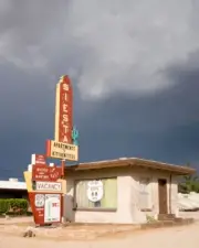 Color 8x10 Of Siesta Motel, Kingman, Arizona. Free Shipping!!