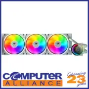 Cougar Poseidon Elite 360 ARGB Liquid CPU Cooler White CGR-PSDELRGB-W-360