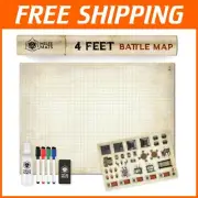 Compact Dungeons & Dragons Battle Mat Kit - Durable, Lightweight, and Portable