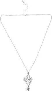 [VANZACK] Diy Crystal Pendant Necklace Gem Holder Cage Fashion Metal Necklace Net Bag