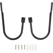 2pcs Metal Wall Mounted Wall Mounted Curtain Holder Curtain Hooks For Drapes