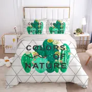 3D Flower Cactus 364 Bed Pillowcases Quilt King Single Size