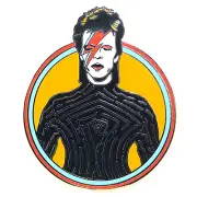 David Bowie Enamel Pin Starman Ziggy Stardust 70s Music Brooch Metal Badge Lapel