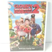 Cloudy With A Chance of Meatballs 2 (DVD 2013) NEW SEALED