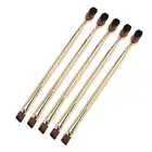 Concealer Brush Gold Handle Safe Ergonomic Double Ended Toothbrush Makeup Brush