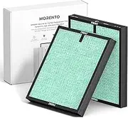 MORENTO Genuine Air Purifier Replacement Filter, True HEPA Filter Compatible with MR5866 for 99.97% Air Pollutants, Odor and Smoke, Pet Dander Version Green 2 Pack