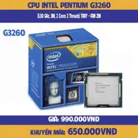 在飛比找蝦皮購物優惠-Intel Pentium G3260 CPU(3.30 G