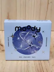 NEW: MOODY LENSES - COSMIC DISCO - GEMINI BLUES - 10 PIECES - DAILY DISPOSABLE