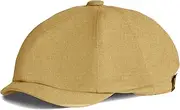 [AOOWU] Beret Cap Men's Flat Cap Peaked Cap Retro Octagonal Hat Retro Painter Fashion Costume Accessory for Holiday Spring Autumn Winter