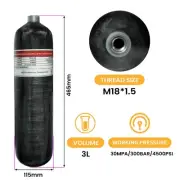 TUXING 4500Psi Carbon Fiber Air Tank 3L High Pressure Composit Diving Cylinder