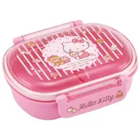 在飛比找蝦皮購物優惠-♥小玫瑰日本精品♥ Hello Kitty 透明雙扣便當盒 