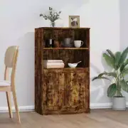 NNEVL Highboard Smoked Oak 60x35.5x103.5 cm Engineered Wood