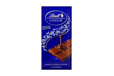 3x genuine LINDT Lindor premium dark chocolate (feinherb) ✈TRACKED SHIPPING