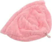 Ipetboom Plush Hair Drying Cap Fleece Towel Wrap for Efficient Drying Lightweight Portable Fits All for Travel and Bathing Quick Dry Hair