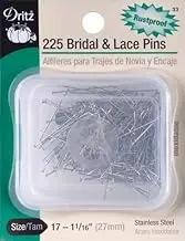 Dritz Bridal & Lace Pins 1-1/16" 100/Pkg-Size 17
