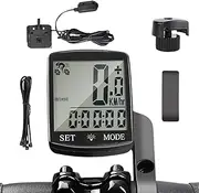 Bike Speedometer, Wireless Cycling Odometer, Waterproof Luminous Biking Computer for Mountain Bikes Dirtbikes ATV Scooter Motorcycles