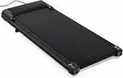 Huisuilinss Walking Pad Treadmill 300 lb Capacity,Portable Under Desk Treadmill,0.6 to 3.8 mph Portable Treadmill Walking Treadmills for Home and Office