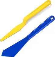 NEWISHTOOL Window Tint Tool Includes Long Handle Shank Gasket Squeegee and Corner Chisel Squeegee for Getting Tint in Tight Spots Hard to Reach Areas Car Door Tinting Film Tucking and Installing