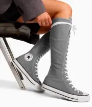 Converse CHUCK TAYLOR ALL STAR XX-HI Knee-High Sneaker Gray Men's 9, Women's 11