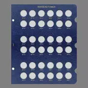 Whitman US Roosevelt Dime Coin Album Page 2011-2022 #4447