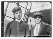 H. Benson & C. Krauter, wireless men on Merida & ... c1900 Large Old Photo