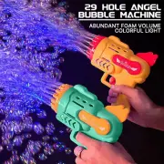 29 Holes Bubble Blaster Kids Handheld Automatic Space Machine Outdoor Battle Toy
