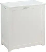 RH5513WHITE Storage Laundry Hamper, White