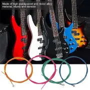 Bass Strings Steel Flatwound Bass Guitar Strings Four Color Bass Guitar Strings