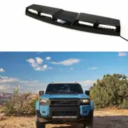 For Land Cruiser LC250 J250 2025 Glossy Black Roof Spoiler Lamp LED Light Bar