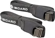 Surfboard/Kayak Roof Rack Straps Strengthen Tie Down Strap for Paddle Board 2 Pack Roof Strap of Alloy buckle 12.5 Feet Long Black