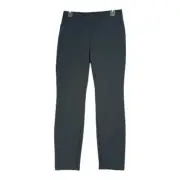 Eileen Fisher XS NWT Black Rayon Slim Pants Zip Leg Office Career Heavyweight