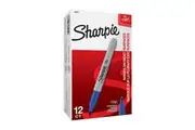 Sharpie Prm Mrk Fine Point Blu NP Box of 12 Blue 30003B