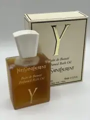 SUPER RARE! Yves Saint Laurent "Y" Perfumed Bath Oil 4oz VINTAGE + DISCONTINUED!