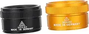 GOOHOCHY 2Pcs Portable Jewelry Loupe Magnifying Glass for Reading Compact Lightweight Magnifier for Antique Collectors Watch Repairs and Detailed Inspections Random Color