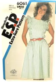 Simplicity Extra-Sure Pattern #6061 - Pullover Dress - (Sizes 12, 14 & 16)