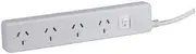 Powertech 4 Way Surge Protected Powerboard 3m Lead Master Switch 3Pin AU Plug
