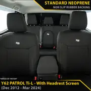 Nissan Patrol Y62 - Ti-L - with Headrest Screen - GP4 Neoprene Bundle (Made to Order)