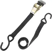 ABOOFAN Adjustable Cargo Straps with Double Hooks Durable Weather Resistant Tie Down Straps for Trucks Trailers and Motorcycles Heavy Duty Bungee Cords for Secure Luggage and Cargo