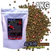 FKC Aqua Goldfish Gold Aquarium Pond Koi Fish Food LG 3-5mm Pellets 1kg Float