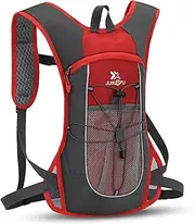 zolyet Lightweight Cycling Backpack Water- Sport Hydration Backpack Shoulder Bag for Biking Hiking Running Red