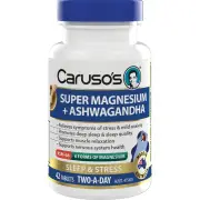 Caruso's Super Magnesium + Ashwagandha Tab X 42