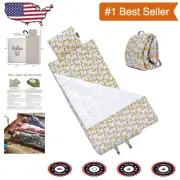 Bulky Toddler Nap Mat with Backpack Feature - Submarine Design for Daycare