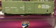 MTH PREMIER BRITISH COLUMBIA 50’ PS-1 BOX CAR W/ PULLMAN STANDARD DOOR! O SCALE
