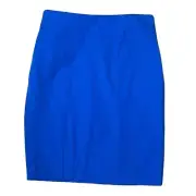 New Banana Republic Factory Pencil Skirt Cobalt Blue Mini Size 2
