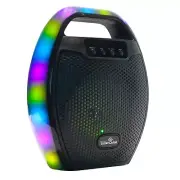 6.5"" Bluetooth Speaker Mini Portable AUX SD/TF FM Radio Outdoor Party Lights
