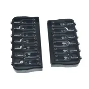 Black Guitar Fixed Bridge Guitar Hardtail Replacement Bridge for Electric Guitar