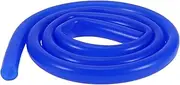 X AUTOHAUX Silicone Vacuum Tubing Hose Automotive Vacuum Line High Temperature 4Ft 1/2" 12mm ID 2.5mm Thickness 1 Pcs Blue 130PSI Max Pressure