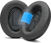 WC Freeze QC35 - Cooling Gel Ear Pads for Bose QC35 & QC35ii (QuietComfort 35) Headphones & More | Breathable Sports Fabric, Cooling Gel, Extra Thick & Cooler for Longer | Black